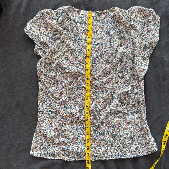 Madewell Carmelina Flutter-Sleeve Top - Picture 7 of 12